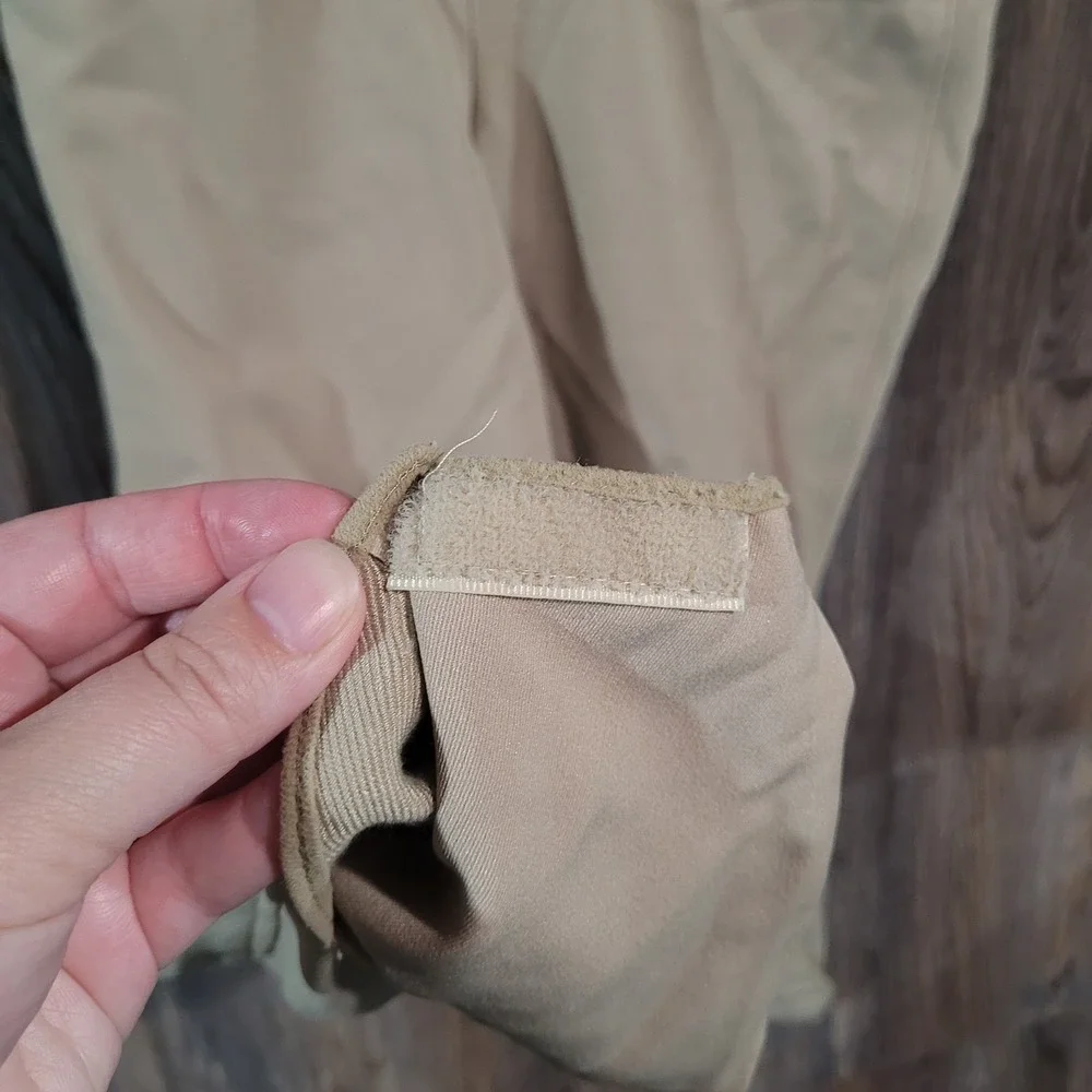 Pikeur Knee Breeches Size 30 x 26.5 Beige Side Zip Adjustable Ankle Equestrian